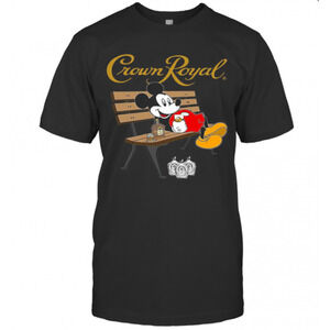Mickey Mouse Drinking Crown Royal Beer T-Shirt